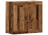 Wall Mounted Cabinet Old Wood 69.5x34x90 cm Engineered Wood 857310