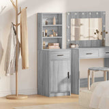 Highboard Grey Sonoma 40 x 40.5 x 135 cm Engineered Wood 865078