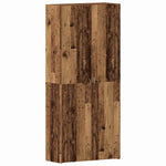 Shoe Cabinet with Door Brown 80 x 35.5 x 180 cm Engineered wood 3333843