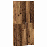Shoe Cabinet with Door Brown 80 x 35.5 x 180 cm Engineered wood 3333843