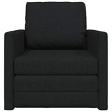 Sofa Bed Black 74 x 77 x 81 cm Fabric 4106623