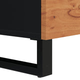 Sideboard with 2 Doors 80x33x75 cm Solid Wood Acacia 352922