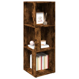 Corner Cabinet Smoked Oak 33x33x100 cm Engineered Wood 825828