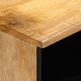 Bedside Cabinets 2 pcs 40x33x46 cm Solid Wood Rough Mango 377467