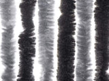 Fly Curtain Grey and Black 100x220 cm Chenille 377330