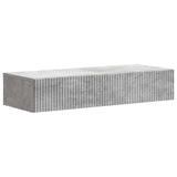 Wall-Mounted Side Table Concrete Grey 87.5 x 34.5 x 17 cm 898498