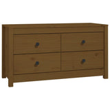 Side Cabinet Honey Brown 100x40x54 cm Solid Wood Pine 821777