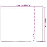 Window Films 4 pcs Frosted Bamboo Pattern PVC 3208964