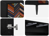 Sideboard OMMEN Black Oak 102 x 33 x 76 cm Engineered Wood 8006979