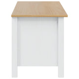 Storage Box HILL White and Honey Brown 90 x 40 x 45 cm 42025032