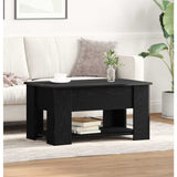Coffee Table Black Oak 79 x 49 x 41 cm Engineered Wood 862765