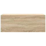 Bathroom Wall Cabinet Sonoma Oak 80x25x30 cm Engineered Wood 860078