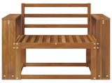 Outdoor Sofa Solid Acacia Wood Natural 3436236