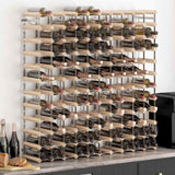 Wine Rack for 120 Bottles Solid Pinewood 282472