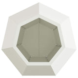 Planter 2 pcs White 50 x 50 x 40 cm Steel 884055