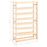 Wine Rack for 56 Bottles Pinewood 286196