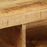 Wall-mounted TV Cabinet 100x30x19 cm Solid Rough Wood Mango 4017479