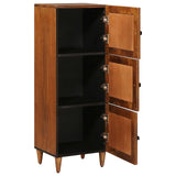 Highboard with Storage Walnut 40 x 33 x 110 cm Solid Mango Wood 4018253
