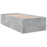 Bed Frame without Mattress Concrete Grey 90x190 cm Single 3280975