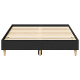 Bed Frame No Mattress Black 120x200 cm Engineered Wood 861031