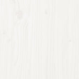 Bed Frame White Solid pine wood, plywood slats 120x200 cm Tough 810491