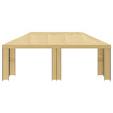 Garden Gazebo 6 x 3 m Cream Polyester and Steel 190 3376008