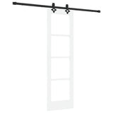Sliding Door ORKDAL White and Black 61 x 198.5 cm 3332182