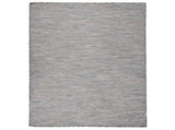 Outdoor Flatweave Rug 140x200 cm Brown and Blue 340817