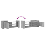 TV Cabinet Grey Sonoma 100x35x40 cm Engineered Wood 848379