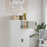 File Cabinet Light Grey 90x40x40 cm Steel 339717