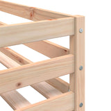 Bunk Bed without Mattress Pink 75x190 cm Small Single Solid Wood Pine 3284002
