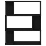 Bookcase Black Oak 80x24x96 cm Engineered Wood 862394