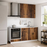 Kitchen Unit PORTO 5 pcs Old Wood Engineered Wood 3438283