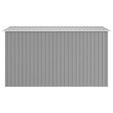 Garden Shed Grey Galvanised Steel Large Sliding Components 143341