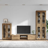 TV Cabinet Set FLORIN 3 pcs Artisan Oak Engineered Wood 3397963