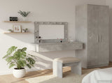 Dressing Table Grey 100 x 40 x 70 cm Engineered Wood 865238