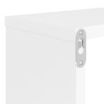 Wall Cube Shelf 4 pcs White 80x15x26.5 cm Engineered Wood 807107
