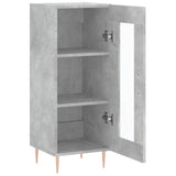 Sideboard Concrete Grey 34.5x34x90 cm Engineered Wood 828784