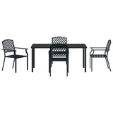 Garden Dining Set 5 pcs Anthracite Powder-Coated Steel 3379306