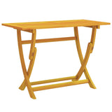 Garden Dining Set 5 pcs Brown Solid Acacia Wood 3375762