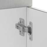 Kitchen Base Cabinet Kalmar Concrete Grey Engineered Wood 853481