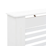 Radiator Cover White 112x19x81.5 cm MDF 284320