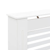 Radiator Cover White 112x19x81.5 cm MDF 284320