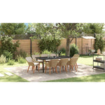 Garden Dining Set with Cushion 9 pcs Beige Poly Rattan 3261704