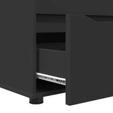 Storage Cabinet 60 x 48 x 57 cm Engineered Wood Black 888828