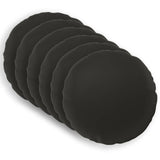 Cushion with Pillow HEERLEN 6 pcs Black Polyester 929474