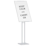Trade Show Displays 2 pcs White 26.5 x 26.5 x 150 cm Steel 3407638