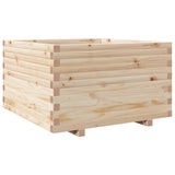 Garden Planter 80x80x49.5 cm Solid Wood Pine 3282529