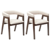 Dining Chairs 2 pcs Light Brown 54 x 57 x 73 cm 42020420