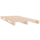 Pallet Bed without Mattress Single Solid Wood 821422